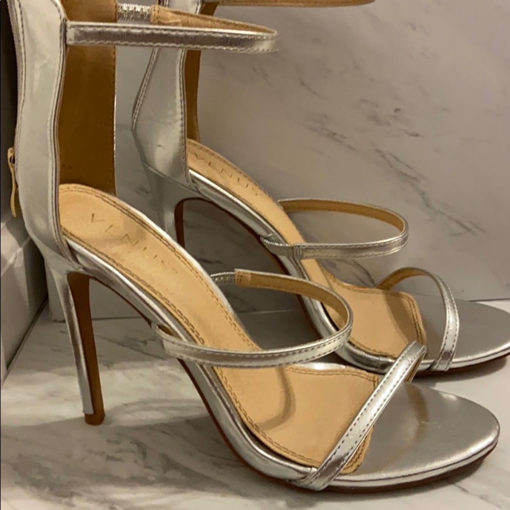 venus silver heels